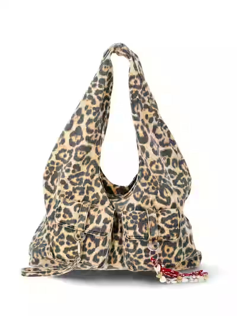 No Boundaries Women's Hobo Bag, Leopard | Walmart (US)