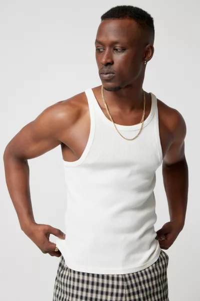 UO Ribbed Singlet Tank Top | Urban Outfitters (US and RoW)