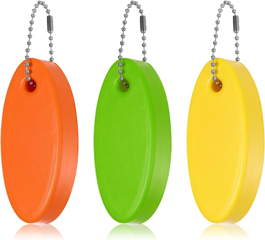 Apausvcm 3 Pcs Foam Floating Keychain, Floating Boat Keychain Waterproof Surfboard Key Ring for K... | Amazon (US)