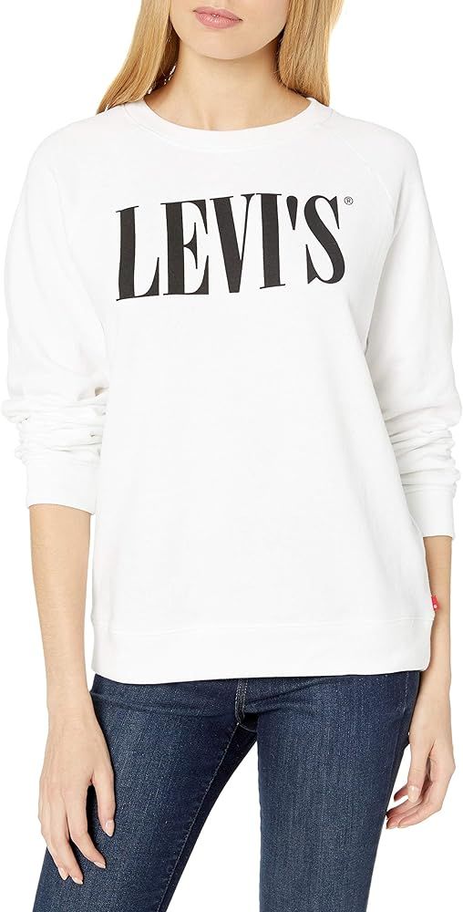 Levi's Women's Relaxed Graphic Crew Sweatshirts | Amazon (US)