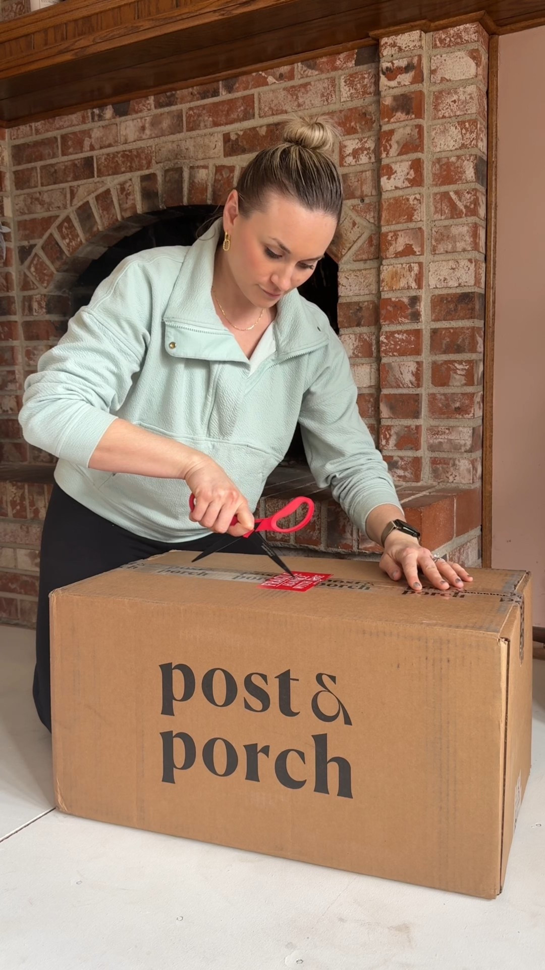 Unboxing our mailbox brought me so much joy. The one that came with the house was falling apart after a snow plow hit it last winter and it never fully recovered. The magnetic numbers on this are incredible. I ordered it for my last house and got so many compliments on it that I had to order it again. 

#LTKHome