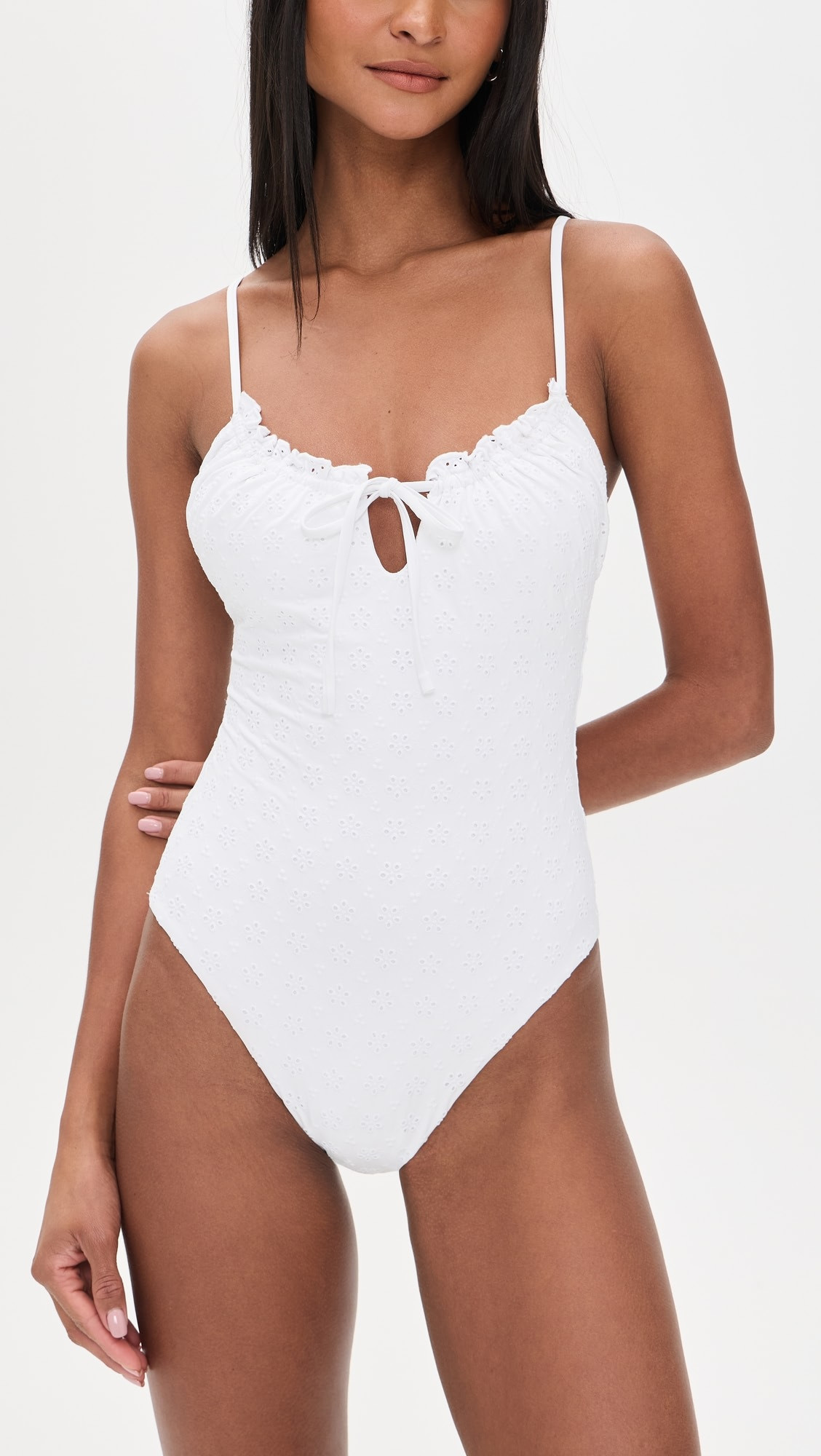 Floral Eyelet One Piece | Shopbop