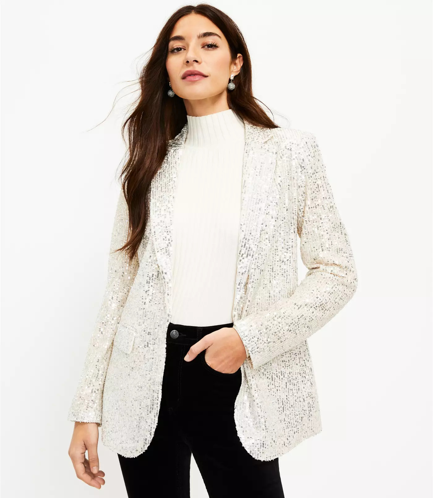 Sequin Blazer | LOFT
