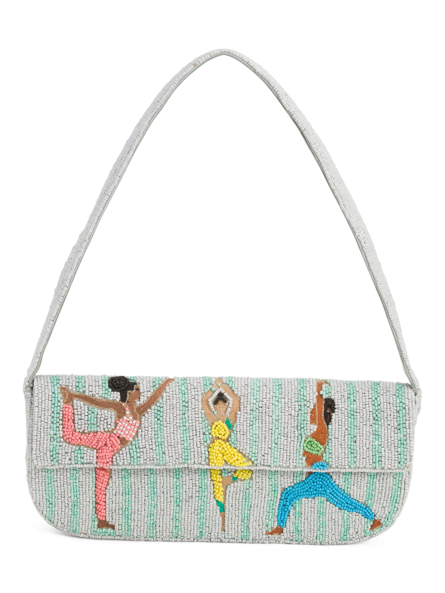 Beaded Yoga Flap Shoulder Bag | Handbags | Marshalls | Marshalls
