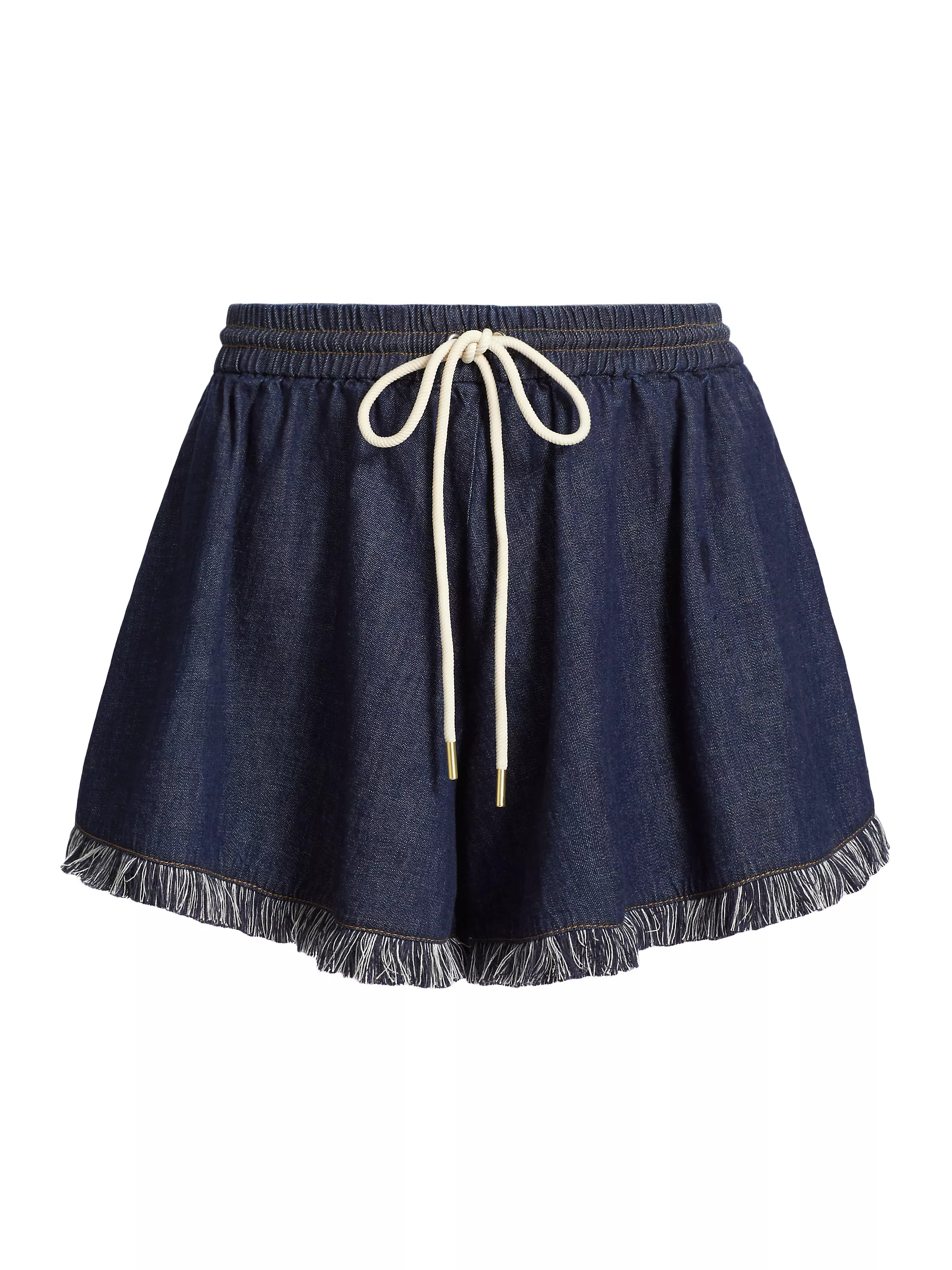 Rhiannon Fringed Denim Shorts | Saks Fifth Avenue