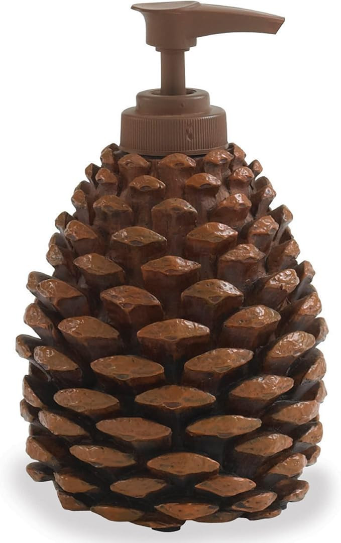 Park Designs Pinecone Hand Soap Dispenser for Bathroom | Nature Decor | Rustic Hand Soap Pump | R... | Amazon (US)