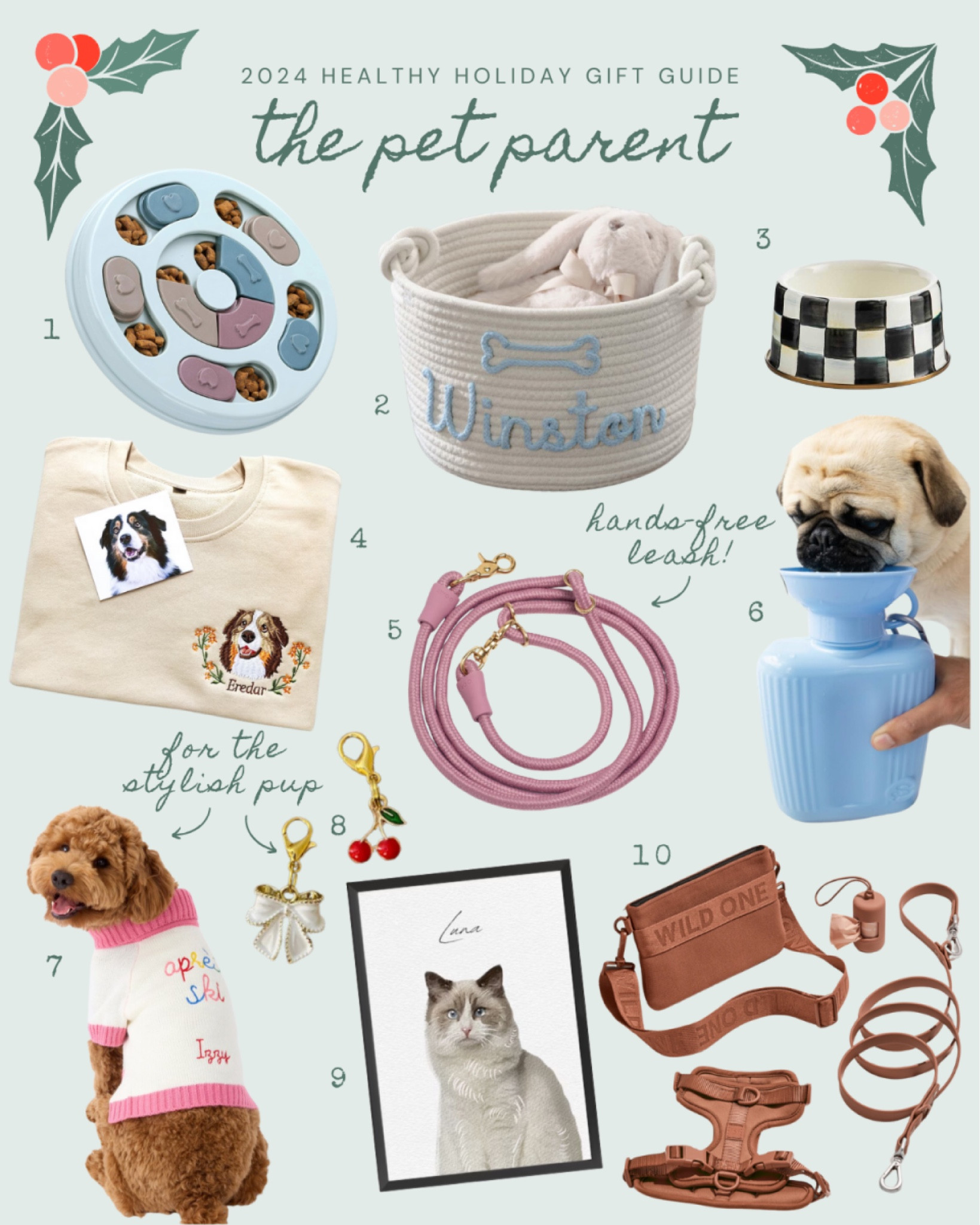 My 2024 Healthy Holiday Gift Guide is LIVE on Headstandsandheels.com

For the pet parent, dog or cat lover in your life, these are some of the cutest and practical finds that will help them shower their fur baby with all the love! 💕 

#LTKFamily #LTKHoliday #LTKGiftGuide