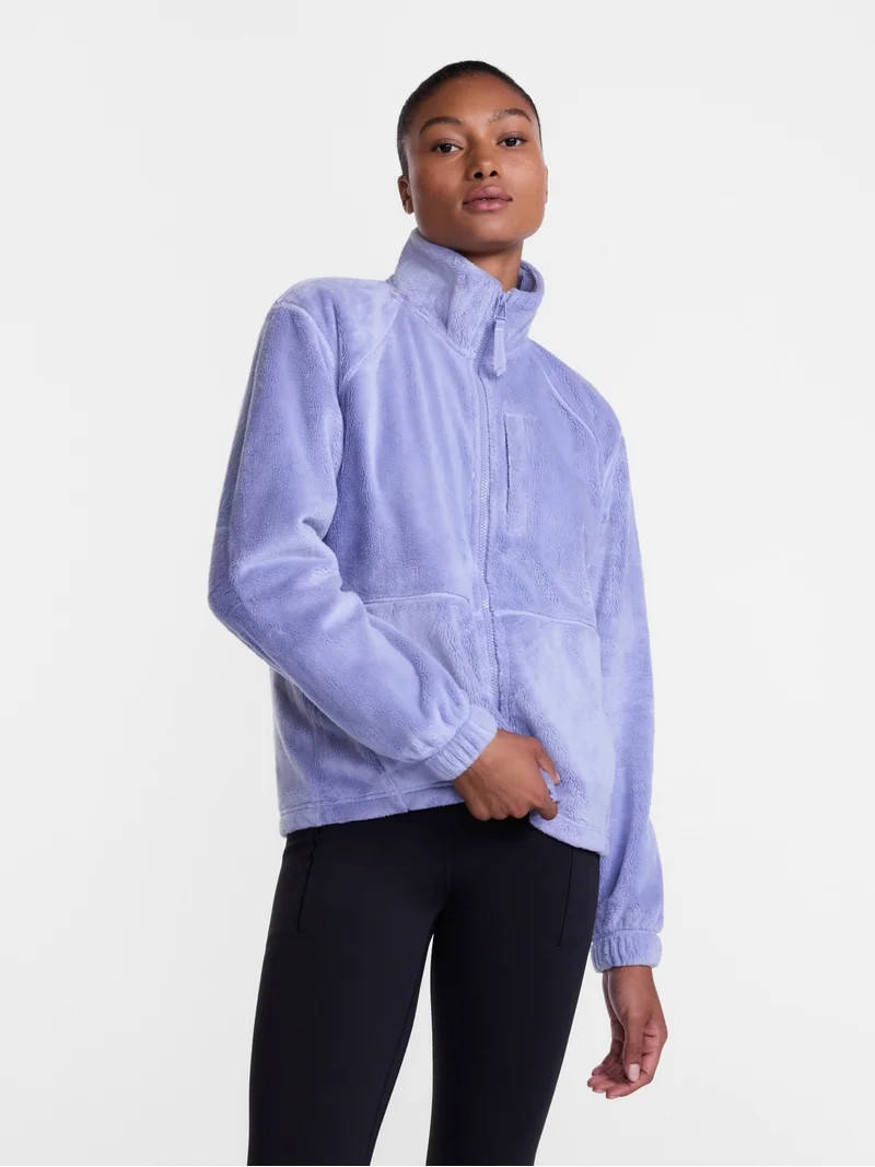 Ozark Trail Women's and Women's Plus Zip Up Fleece Jacket, Sizes XS-3X | Walmart (US)