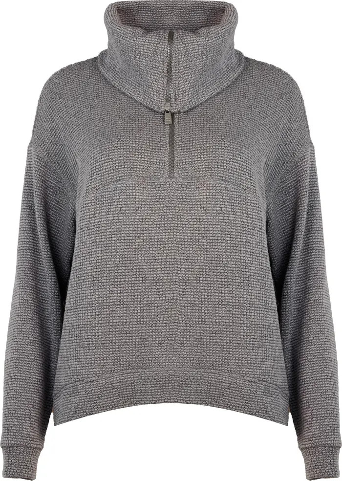 Restful Bouclé Half Zip Pullover | Nordstrom
