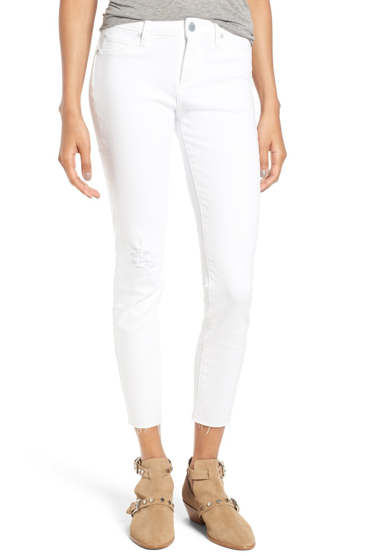 Carly Skinny Crop Jeans (Whiteout) | Nordstrom Rack