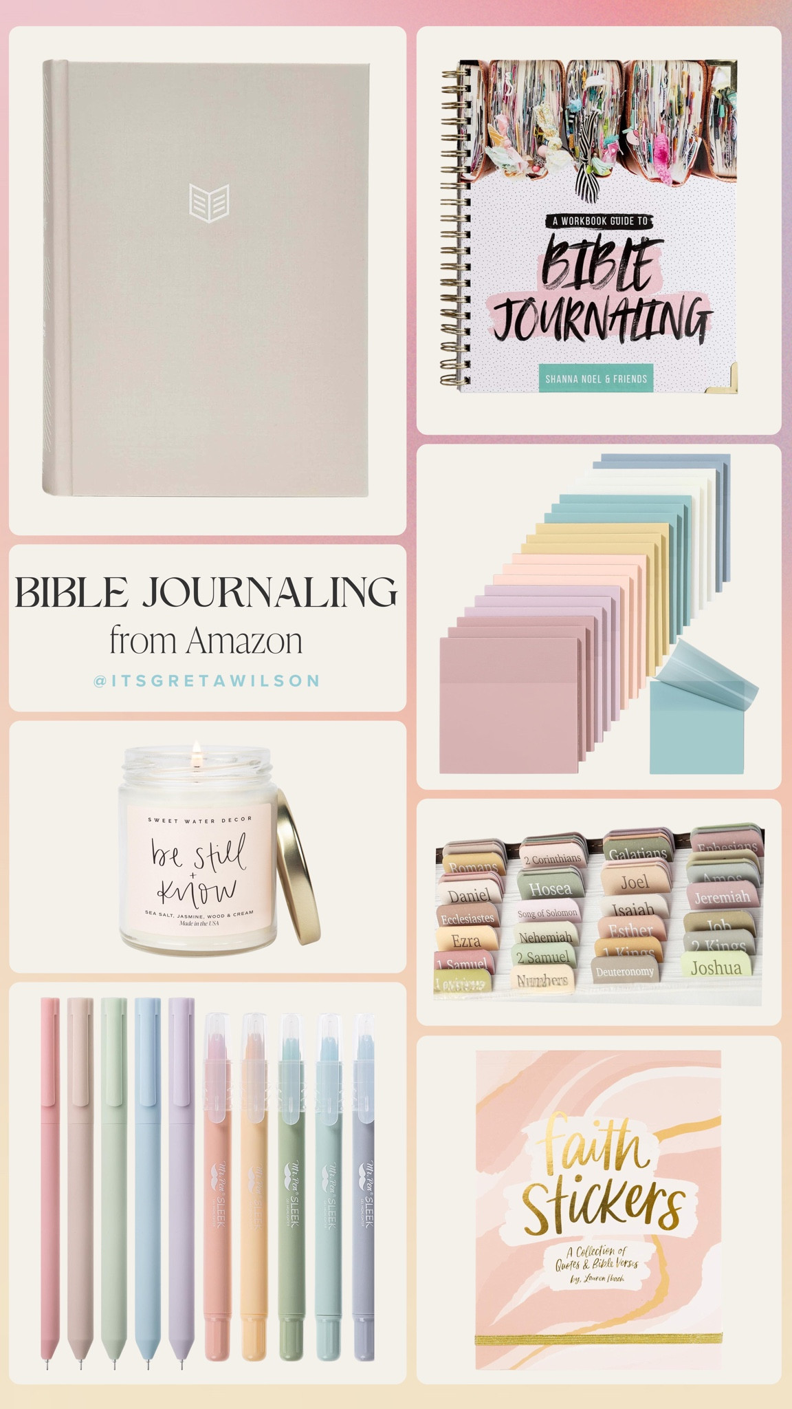 Bible journaling essentials 🕊️✨🤍