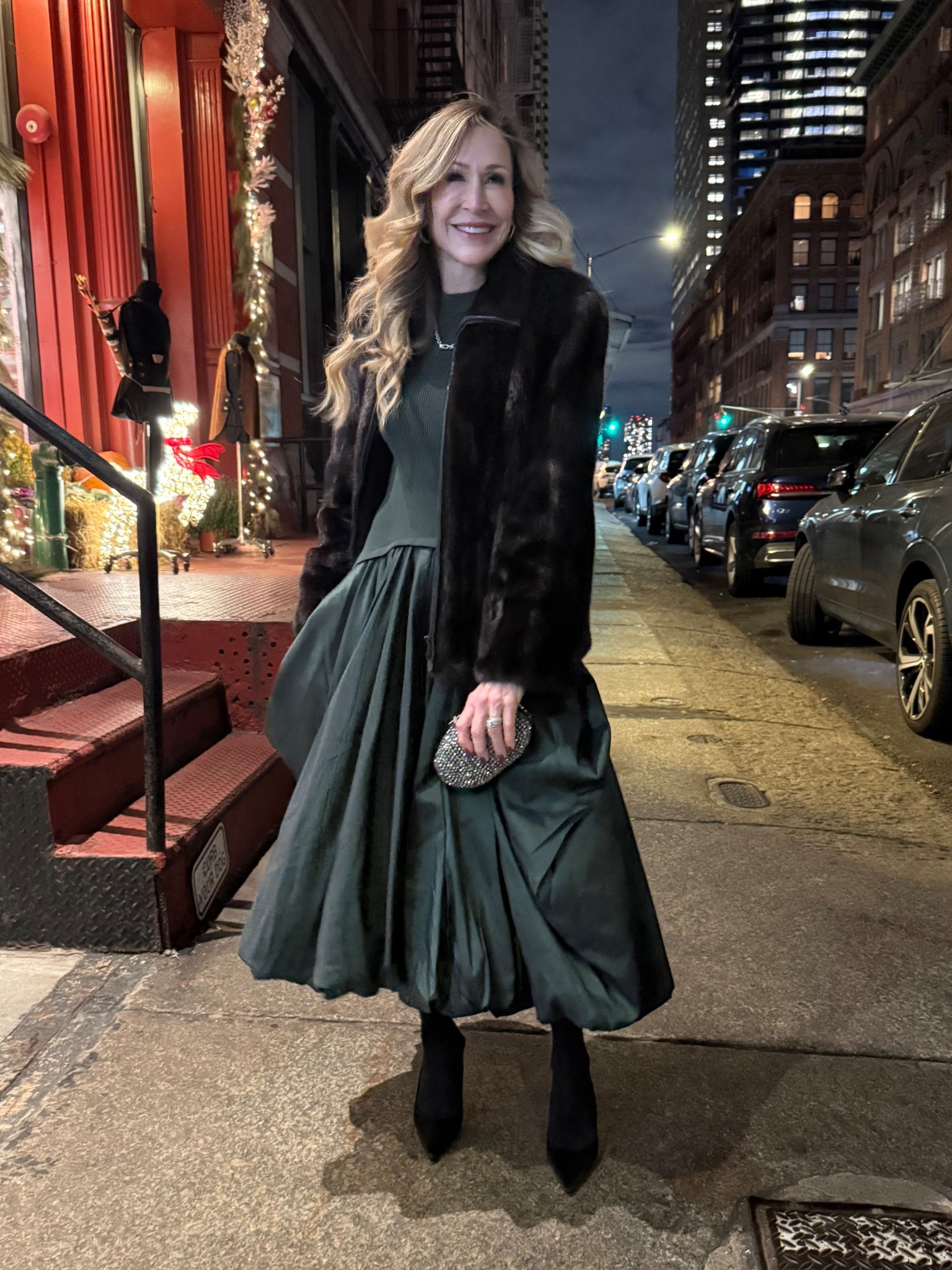 This gorgeous Simkhai dress is perfect for a dressy holiday occasion on a cold night!  It would also be perfect for NYE!  Paired with a vintage fur coat, slingback stilettos and a rhinestone bag!


#LTKSeasonal #LTKootd #LTKHoliday