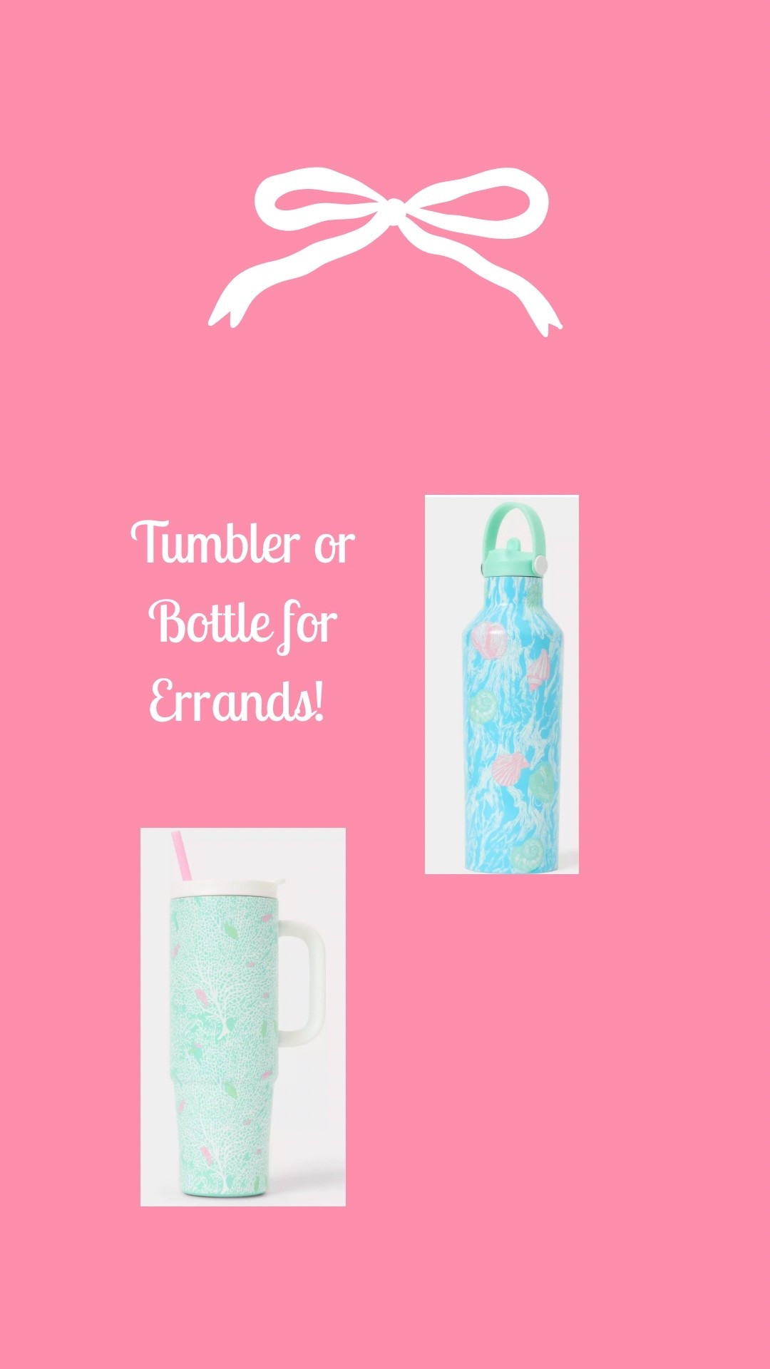 Have your pick at a tumbler or bottle to upgrade your travels and everyday this Summer season!!

#LTKHome #LTKSeasonal #LTKgrwm