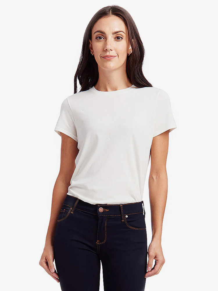 Women's Fitted Crew Marcy Tee - Mott & Bow | Mott & Bow
