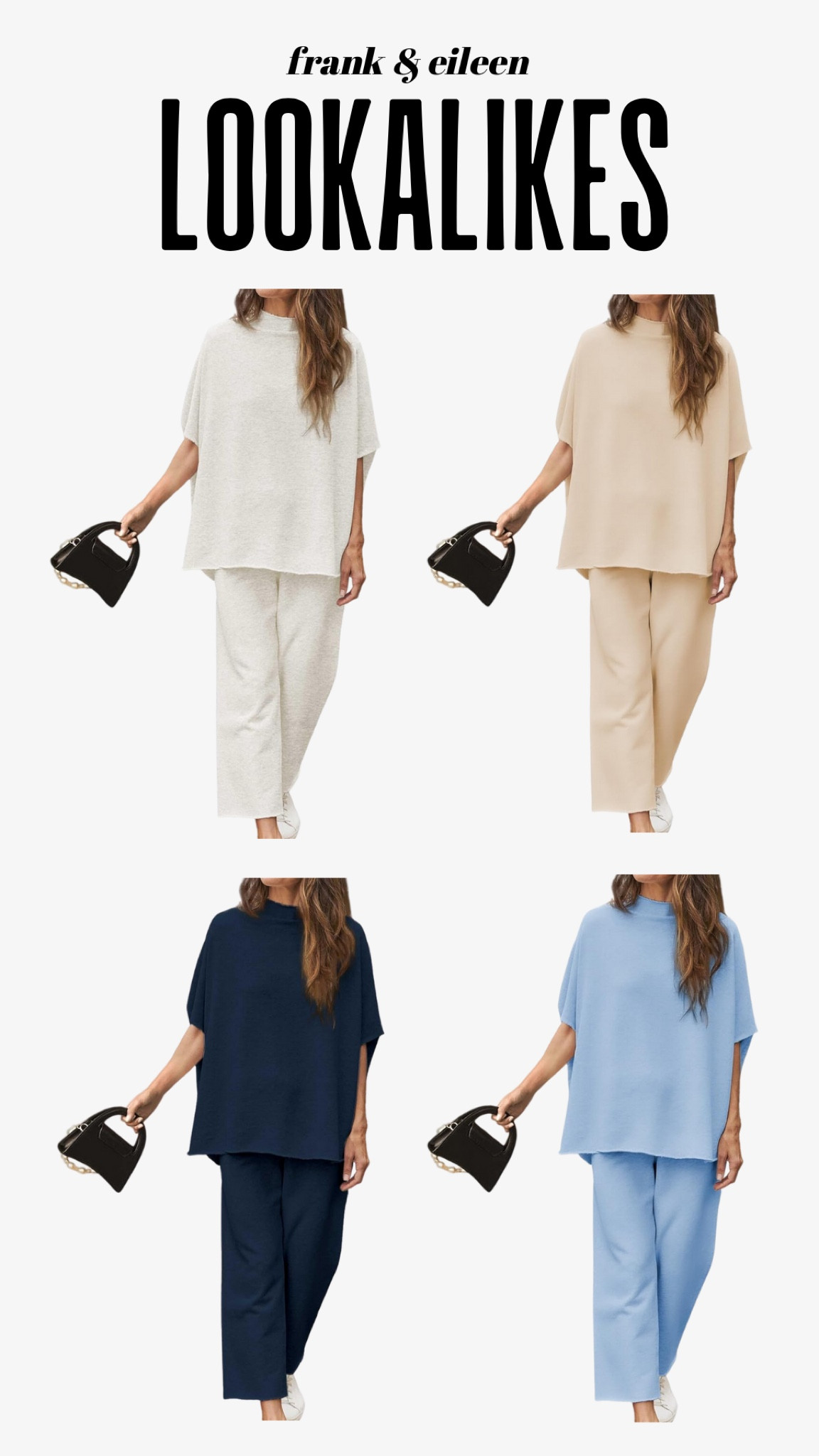 Frank & Eileen travel set dupes
THE airport outfit 

#LTKStyleTip #LTKTravel #LTKFindsUnder50