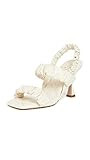 Sam Edelman Women's Marlena Slingback Sandals, Ivory, Off White, 8 Medium US | Amazon (US)