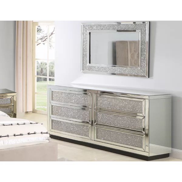 Tennessee 6 Drawer Dresser with Mirror | Wayfair North America