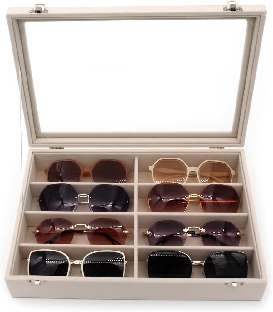 KLOUD City Velvet Sunglasses Organize, Glasses Storage Box Sunglasses Storage Holder Box,Glasses ... | Amazon (US)