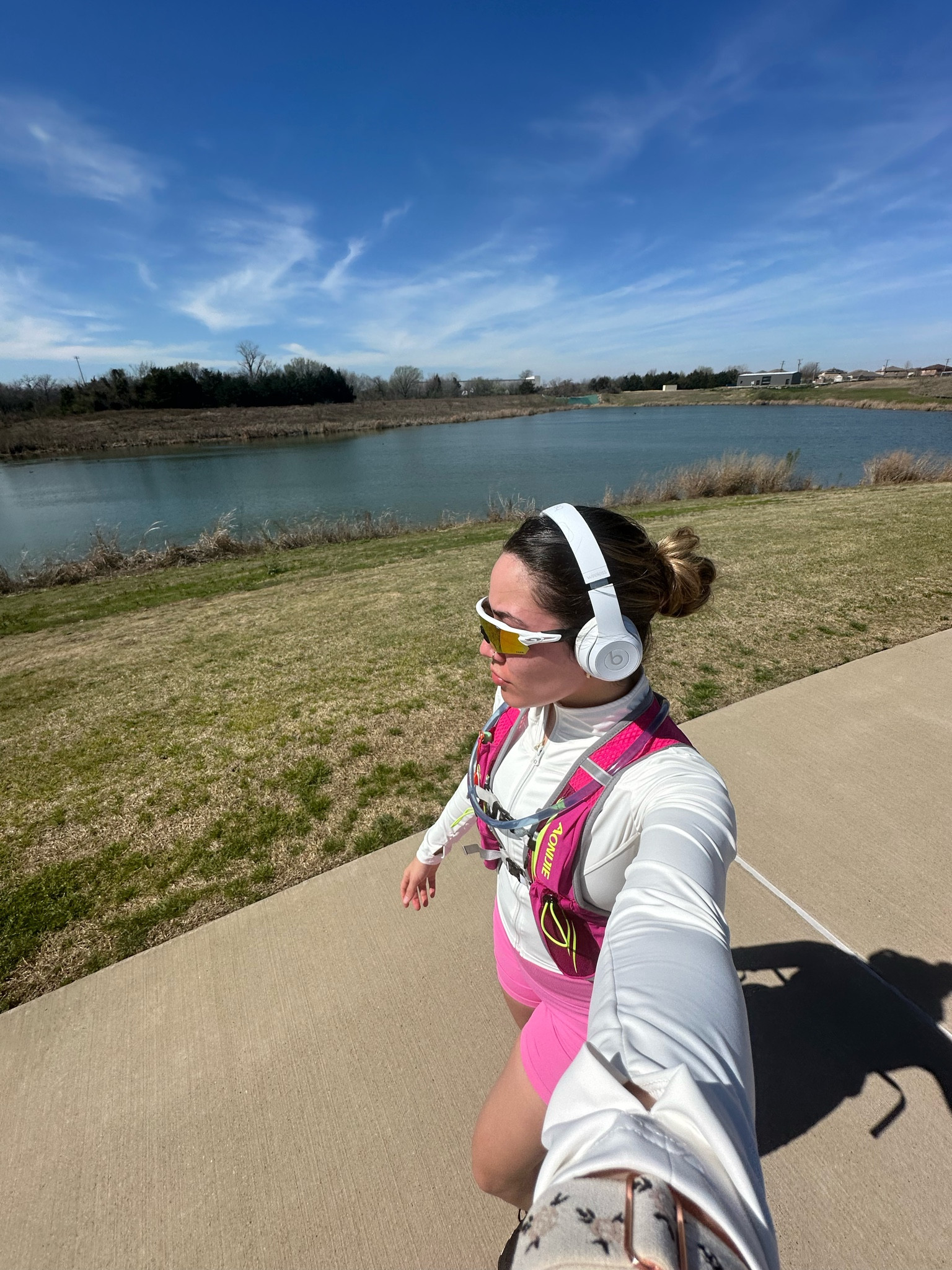Hot girl run, running fit, pink vibes, running vest 

#LTKstyletip #LTKfitness #LTKSpringSale