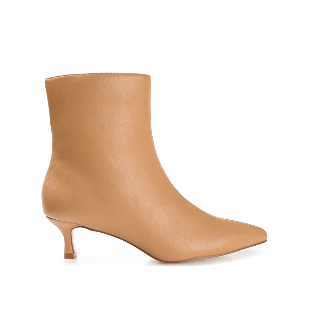 ARELY POINTED TOE BOOTIES IN FAUX LEATHER | Journee Collection