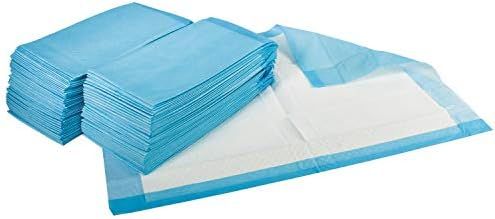 Medpride Disposable Underpads 17'' x 24'' (100-Count) Incontinence Pads, Bed Covers, Puppy Traini... | Amazon (US)
