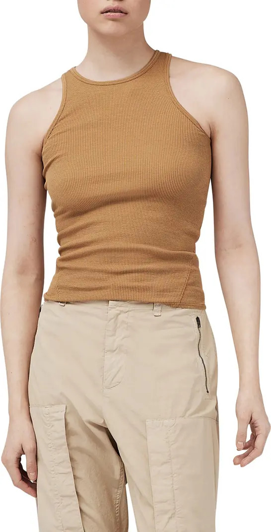 rag & bone The Essential Rib Organic Pima Cotton Blend Tank | Nordstrom | Nordstrom