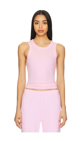 Aida Racerfront Tank in Antique Pink | Revolve Clothing (Global)