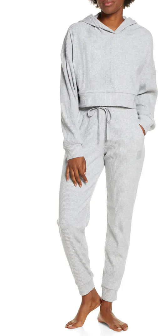 Muse Ribbed Crop Hoodie | Nordstrom