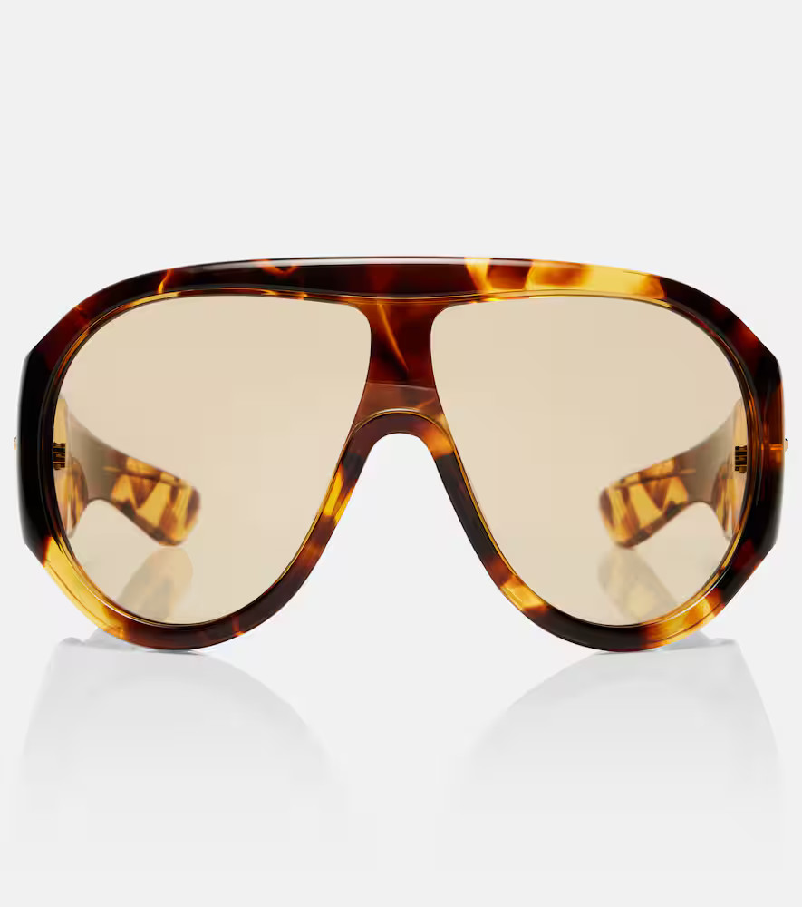 Bottega Veneta Fashion Sow oversized mask sunglasses | Mytheresa (UK)