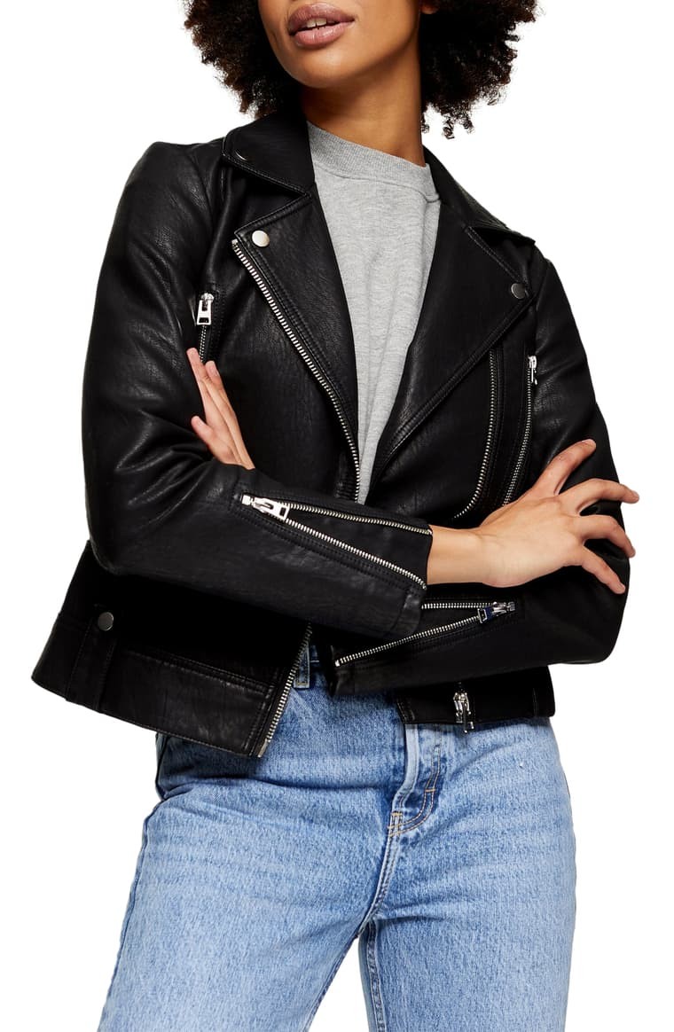 Fred Faux Leather Biker Jacket | Nordstrom