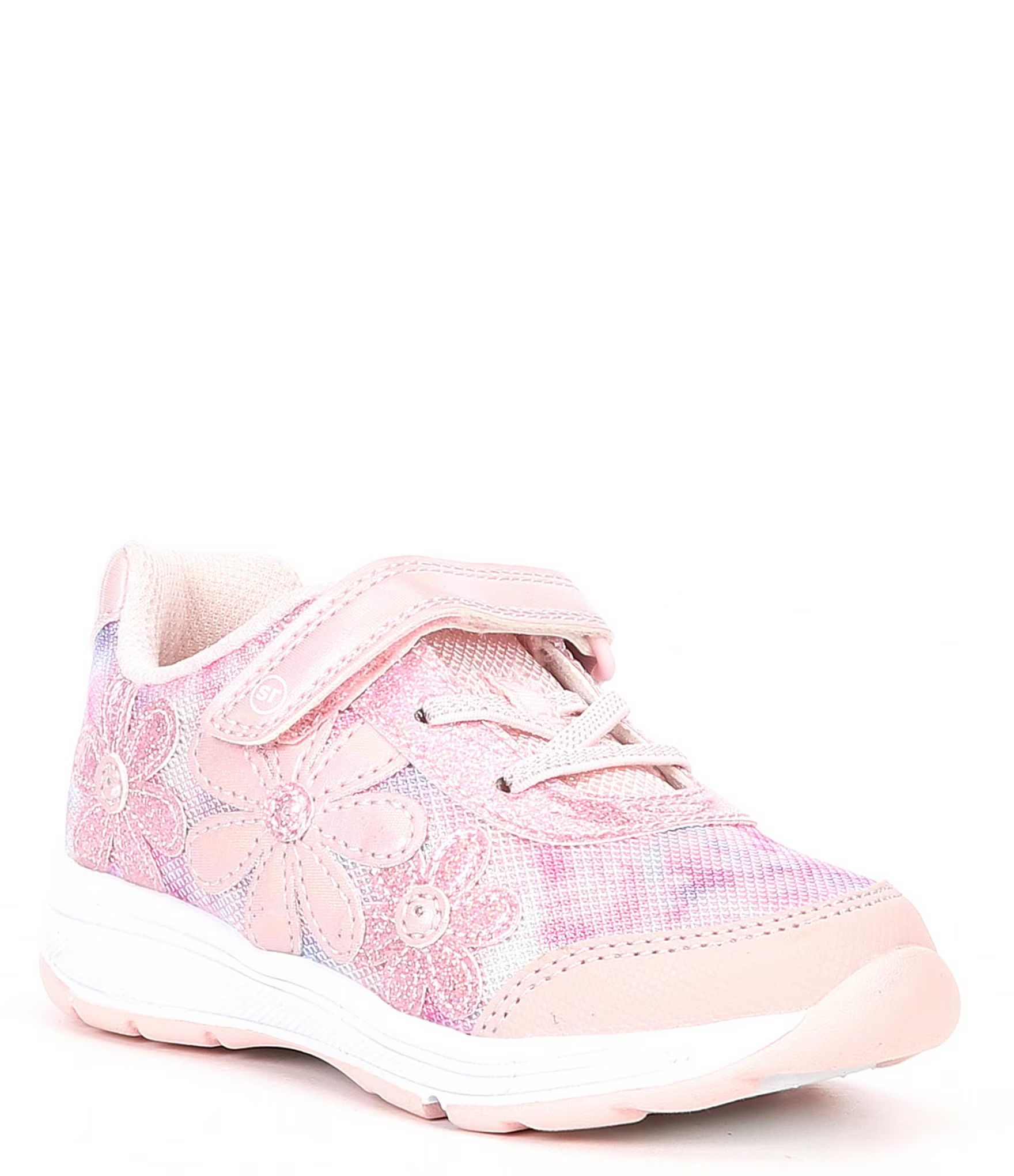 Girls' Light Up Floral Glimmer Sneakers (Toddler) | Dillard's
