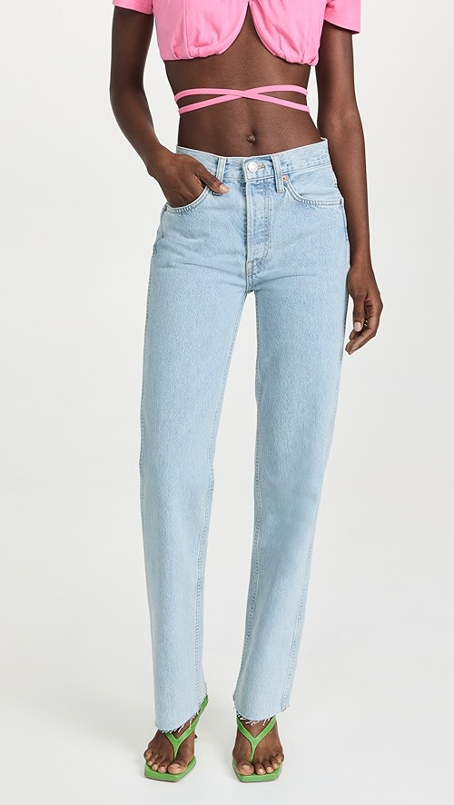 RE/DONE 90s High Rise Rigid Loose Jeans | SHOPBOP | Shopbop