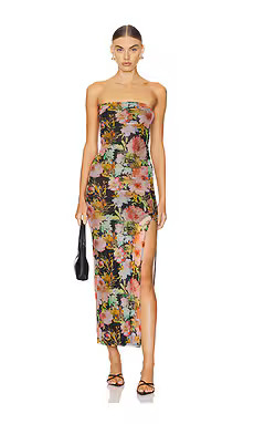 MORE TO COME Angelica Maxi Dress in Black Floral from Revolve.com | Revolve Clothing (Global)