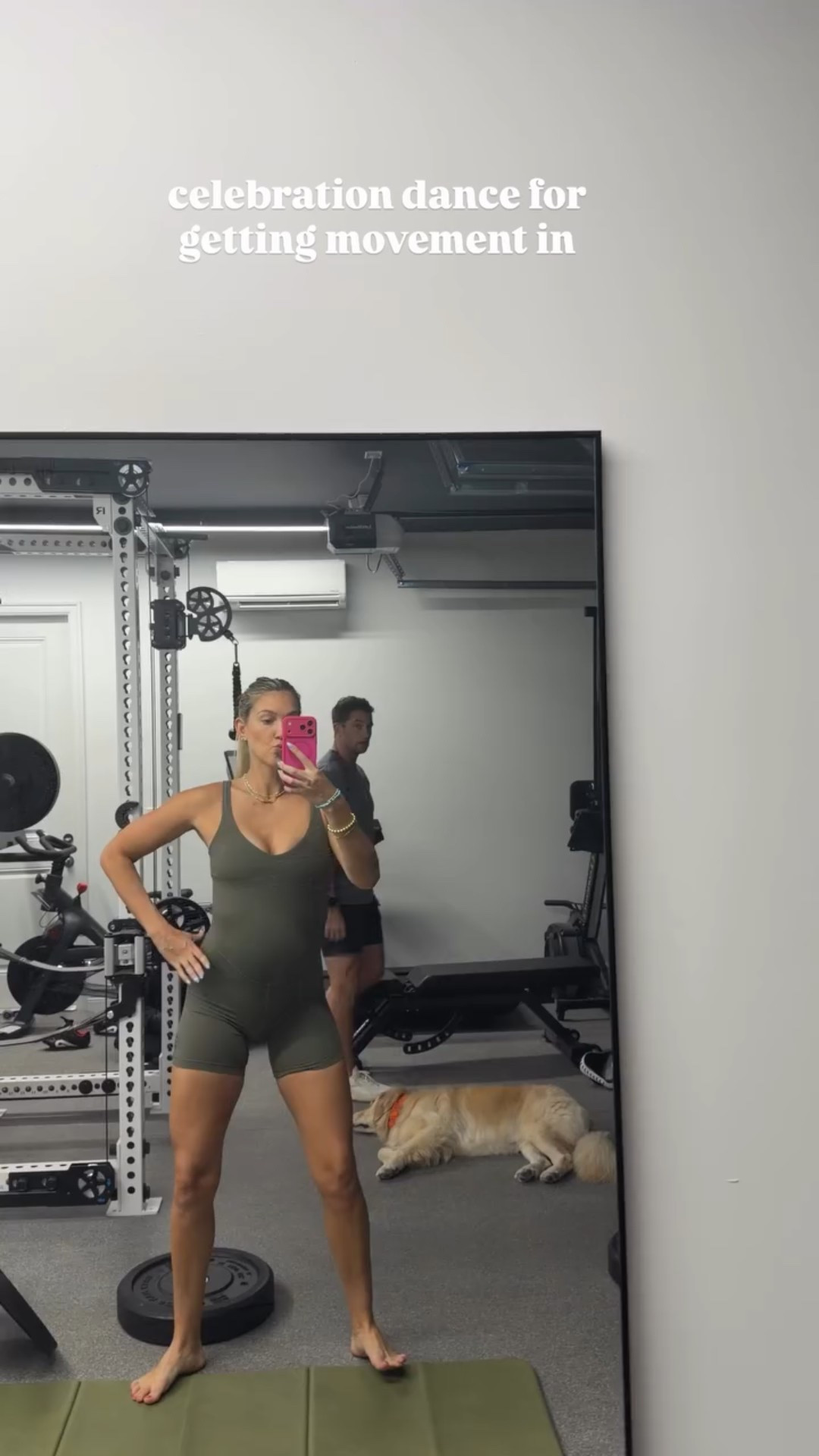 getting some movement in 💪🏻 love this green onsie and looks great with a bump 😉

#LTKActive #LTKBump #LTKStyleTip