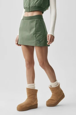 ALO | Momentum Skirt in Bamboo Green, Size: Small | Alo Yoga