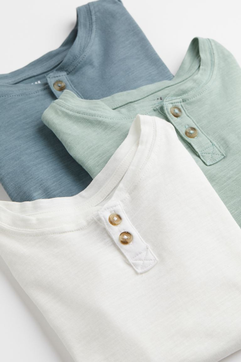 3-pack Henley Shirts | H&M (US + CA)