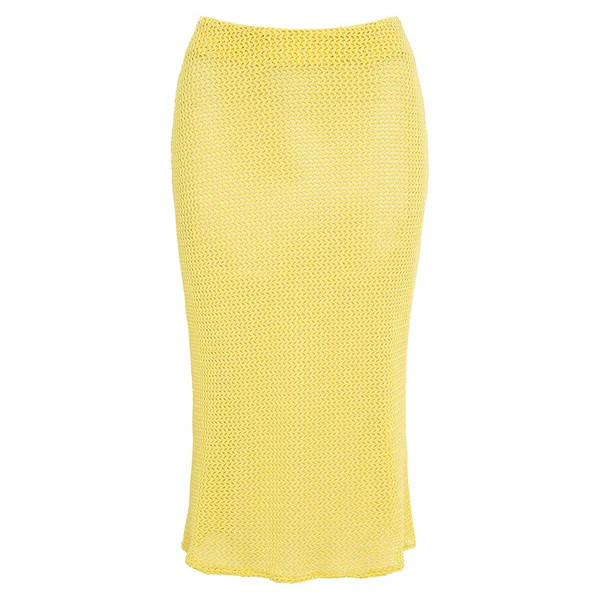 yellow crochet
              Slip
              
              Skirt | Montce