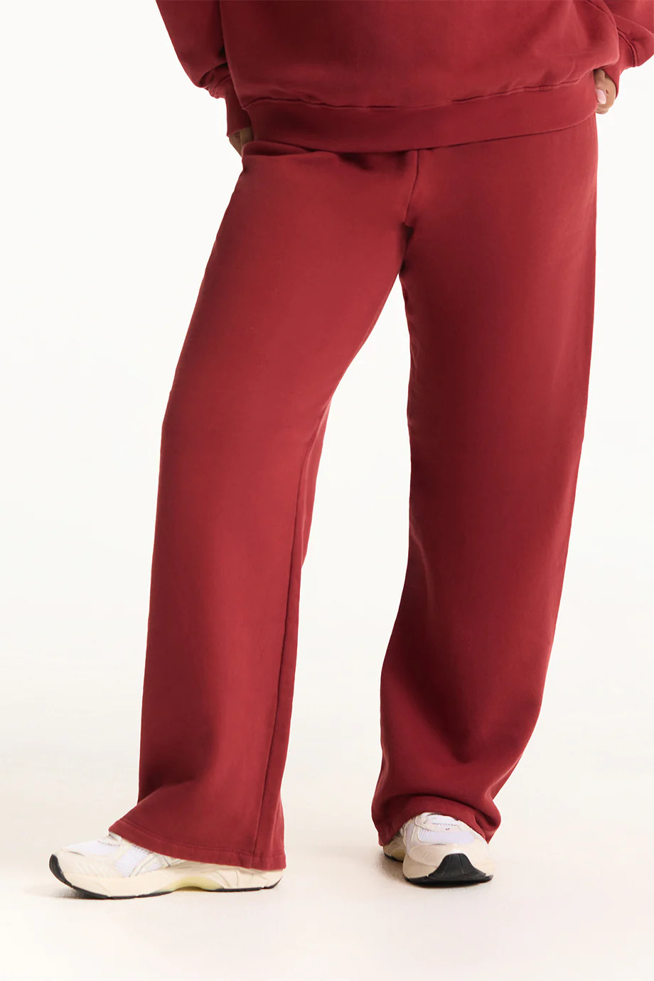 MIDWEIGHT SWEATS STAPLE STRAIGHT LEG SWEATPANTS - SNAPPER | SET Active