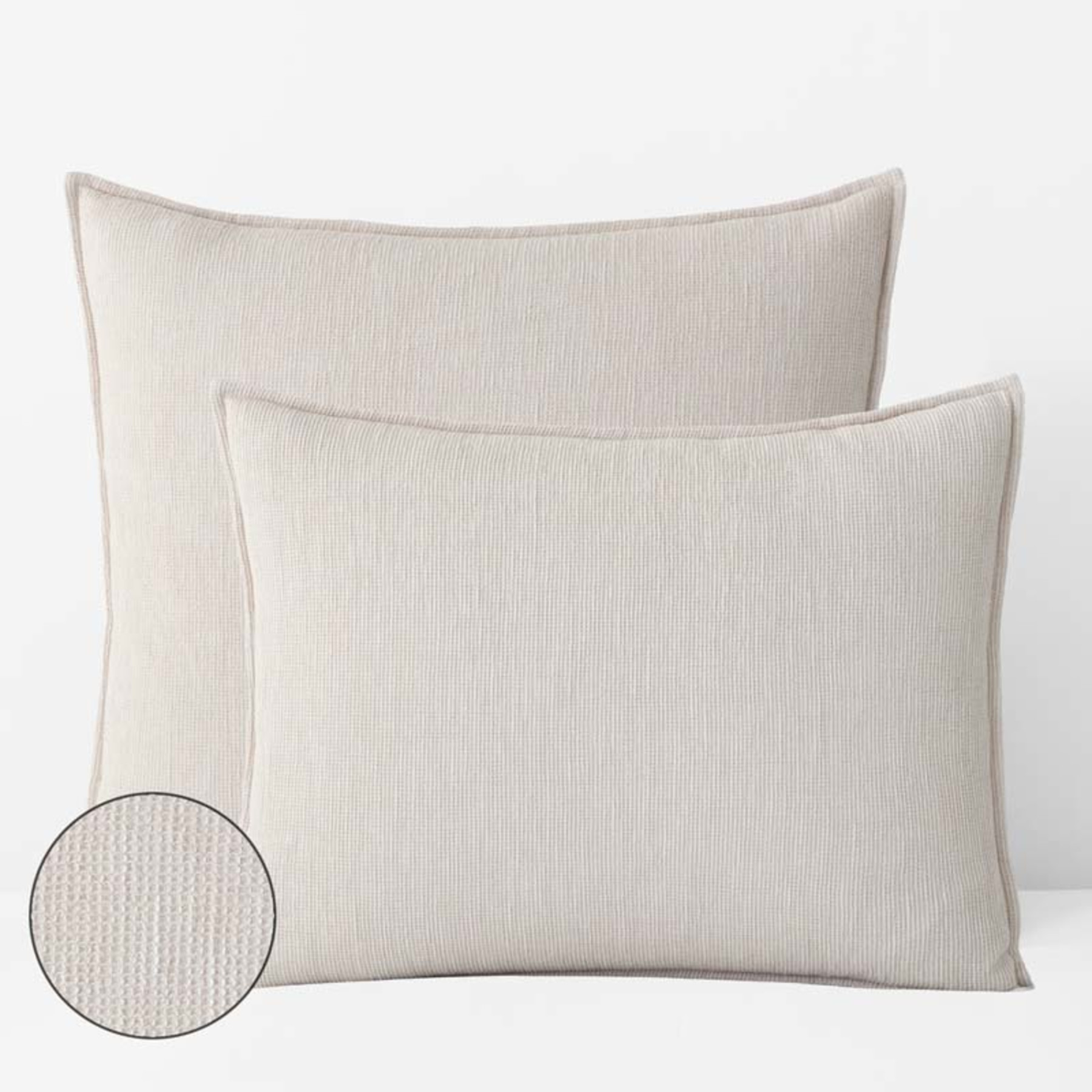 Mini Waffle Sham - Buff, Standard | The Company Store