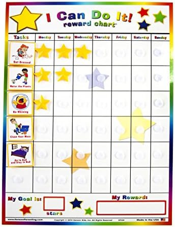 Kenson Kids "I Can Do It" Reward and Responsibility Chart, 11 X 15.5-Inch | Amazon (US)