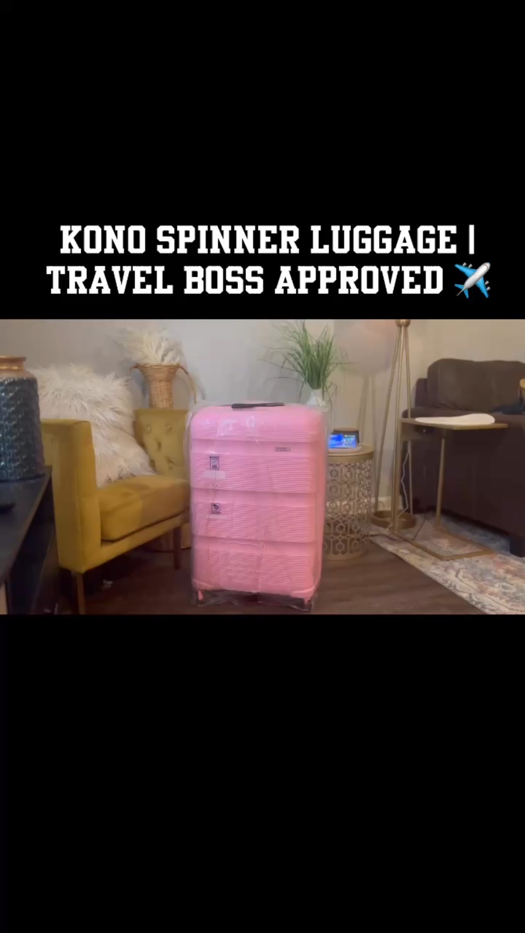 Your luggage should roll as smooth as your travel plans. ✈️✨

I’ve been OBSESSED with this KONO Hard Shell Spinner—perfect for travelers who want function + style
✅ 360° wheels glide effortlessly
✅ Lightweight, even packed full
✅ TSA-approved lock for peace of mind
✅ Bold orange—easy to spot at baggage claim & cute in photos!

If you’re ready to upgrade your luggage game, check it out here.

#TravelEssentials #AmazonFinds #LuggageGoals #KonoLuggage #TravelInStyle #SpinnerLuggage #CheckedBagReady #AirportAesthetic #TravelBossApproved #PackLikeAPro

#LTKTravel #LTKSummerEdit