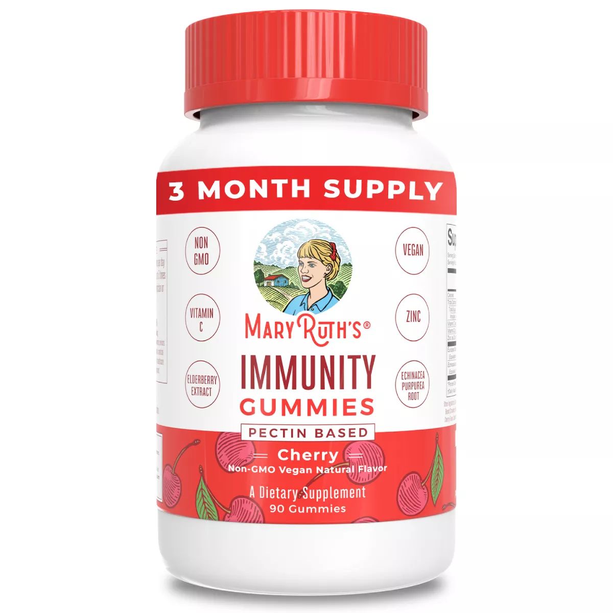 MaryRuth's Immunity Gummies, Cherry, 90 ct | Target