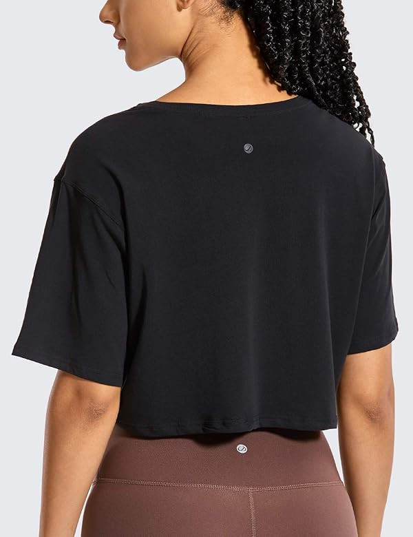 CRZ YOGA Women's Crop Tops | Amazon (US)