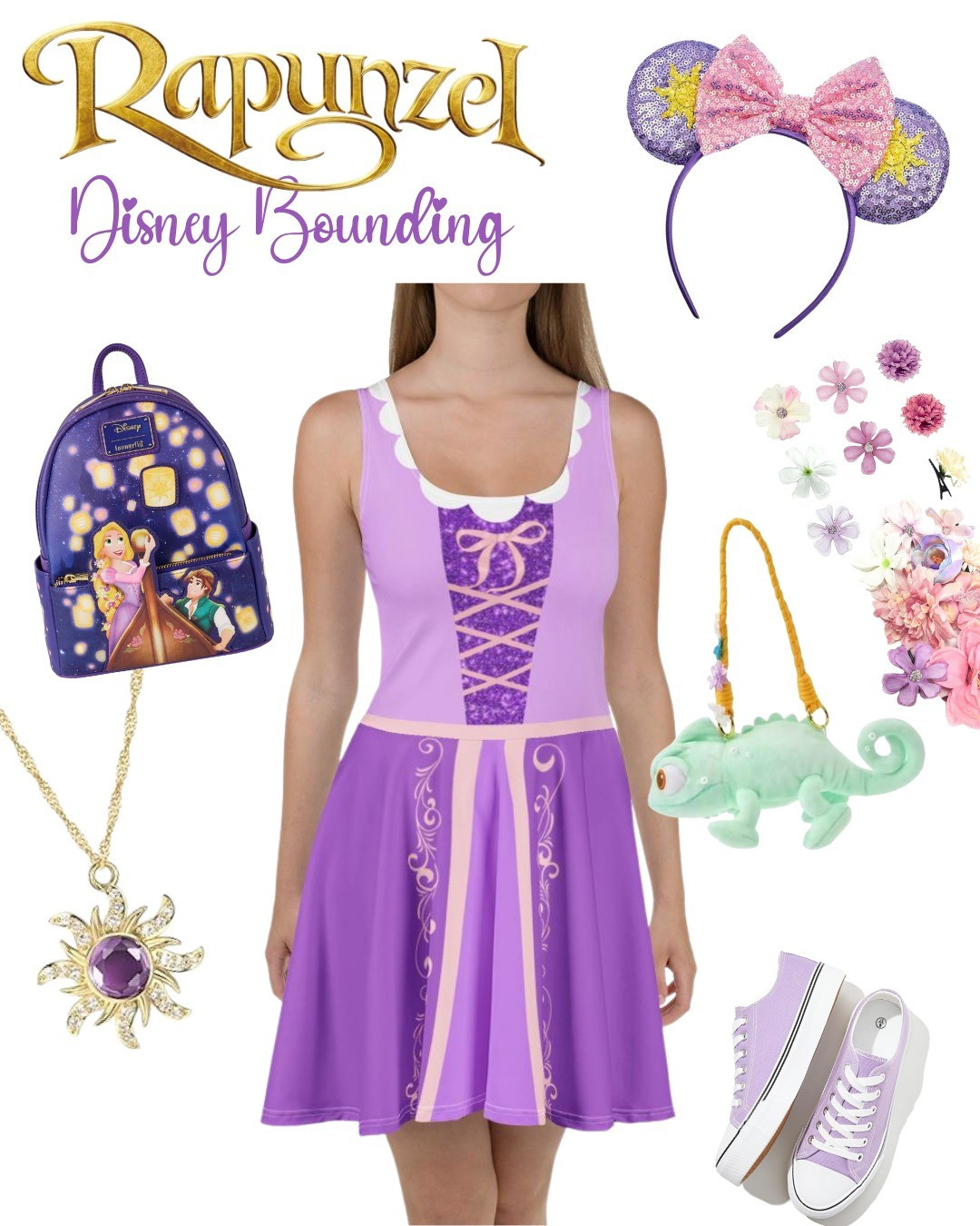 Rapunzel Disney Bounding outfit ideas for Women costume 

#LTKStyleTip #LTKFindsUnder50 #LTKTravel