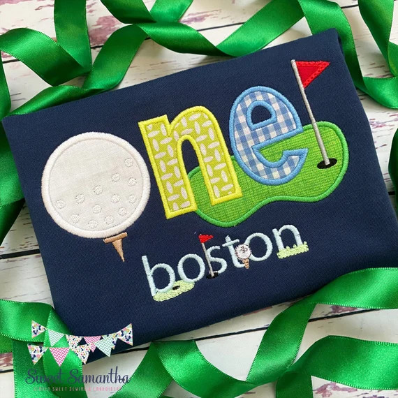 1st Birthday Boys Golf One Birthday Shirt  Baby Golf Shirt  | Etsy | Etsy (US)