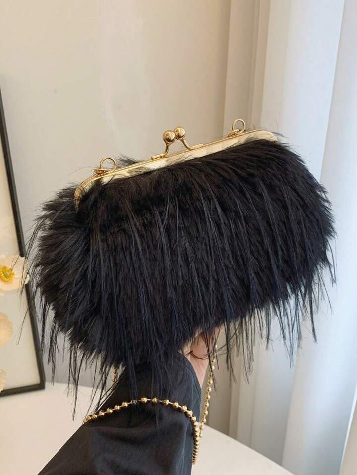 Lightweight, Business Casual Rhinestone Decor Bucket Bag Mini Drawstring Design, Clear Bag Faux P... | SHEIN