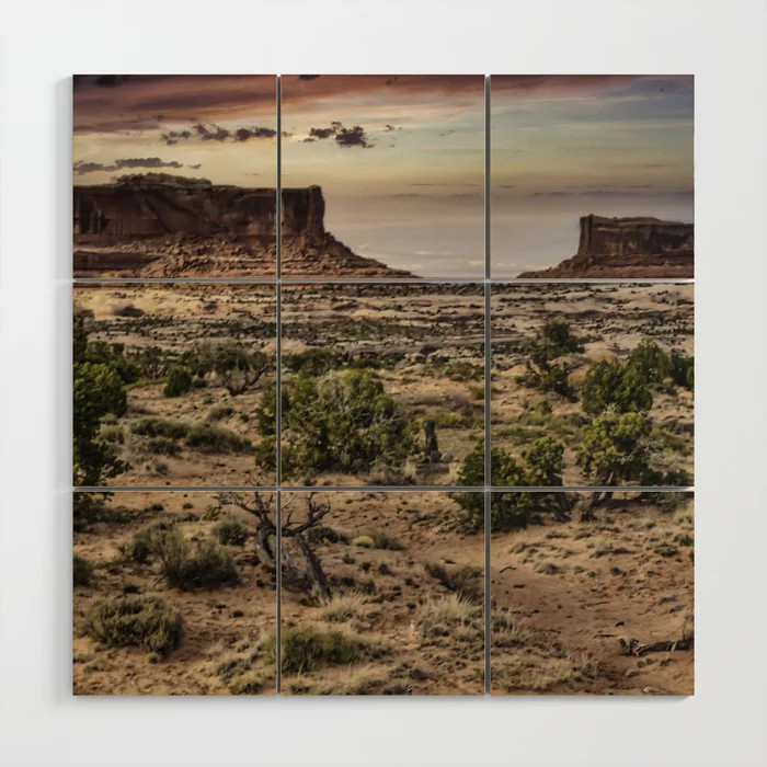 Utah Scapes Wood Wall Art | Society6