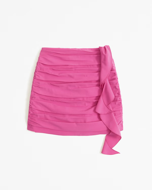 Cascading Ruffle Mini Skort | Abercrombie & Fitch (US)