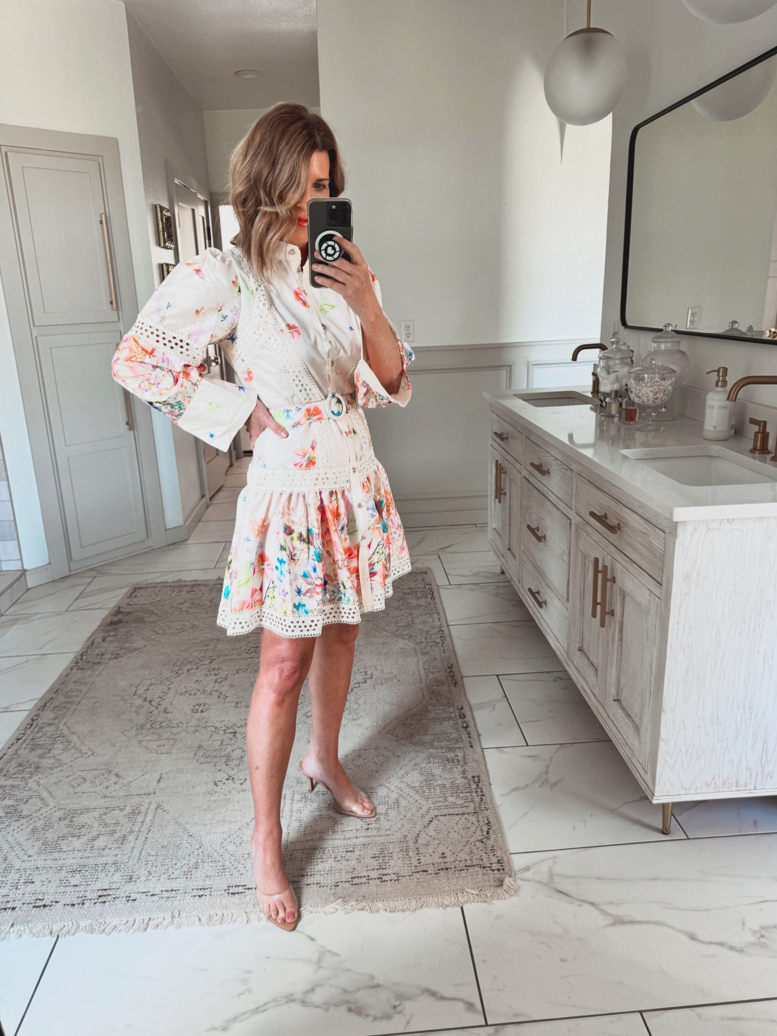 Such a pretty dress 
Wearing a size small 

#LTKOver40 #LTKFindsUnder100 #LTKStyleTip