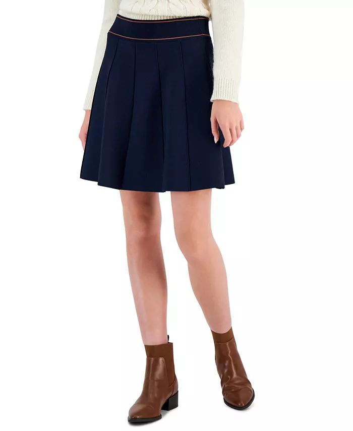 Women's Pleated Sweater Skirt | Macy's